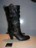 Myus,stivale donna in pelle color nero, tacco 60 ,ART.283317/00008