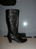 Togheter,stivale donna in pelle nera, tacco50,ART.529/00062