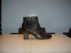 Olipitalia Air Step,mezzo stivale donna in pelle marrone,tacco 60,ART.259220/00070