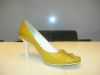 Migliorini,scarpa donna in naplak giallo,ART.104852/00108
